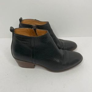 Madewell Black Leather Booties‎